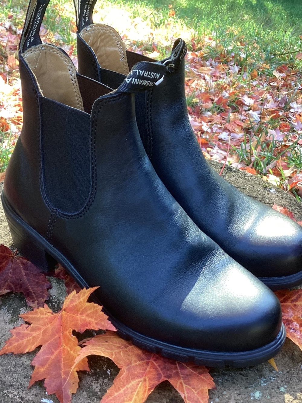 Beautiful Blundstone Tasmania Australia 1870 Black Leather Boots🦋